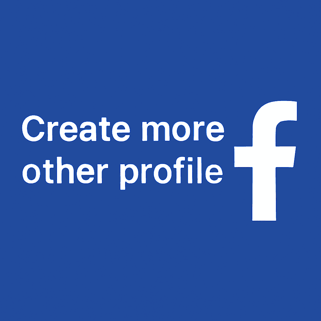 FACEBOOK CAN CREATE MORE OTHER PROFILE